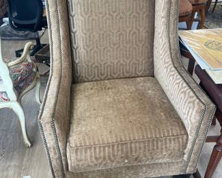 cut velvet large chair