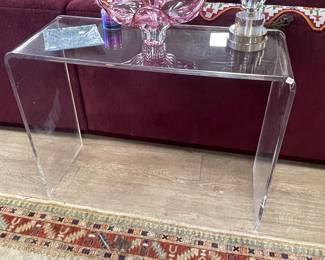 Lucite console