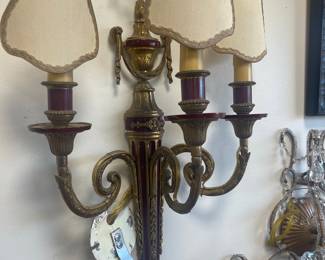 Six sconces