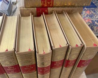 Large group of Emerson books. Pristine condition in English