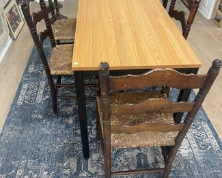 6 ladder back chairs