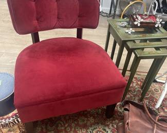 Mid century slipper chair