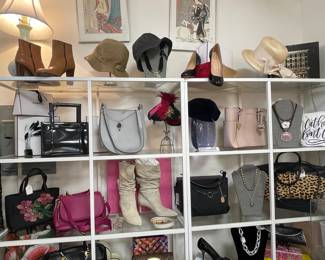 Designer handbags, shoes and jewelry