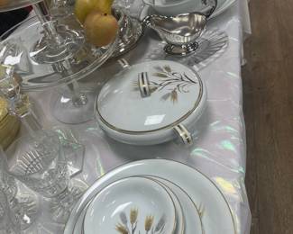 Vintage china set of dishes