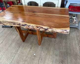 wood coffee table