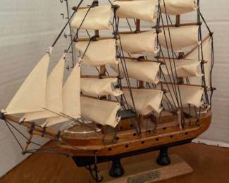 Collectible wooden ships