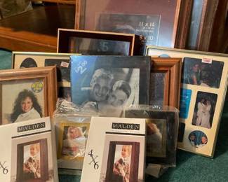 various sized Picture frames