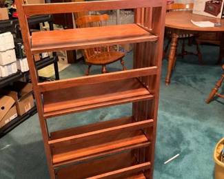 Folding Shelves 50 inches tall, 22 1/2 inches wide and 11 1/2 inches deep