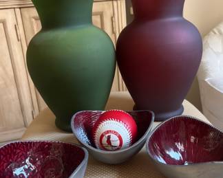 Beautiful decor -ball only shown for size comparison.  $25 