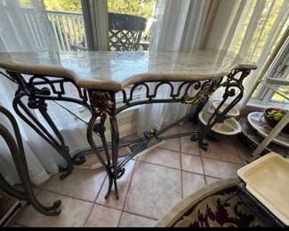 Marble table $200