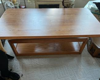 Like new coffee table with lifting top . $200