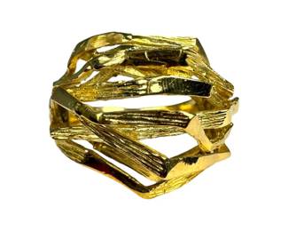 14kt Yellow Gold Geometric Ring