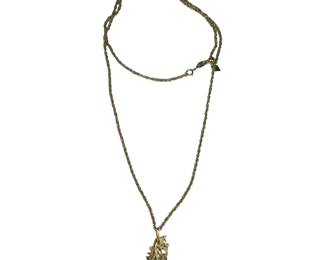 14kt Yellow Gold Num1 Mom Necklace