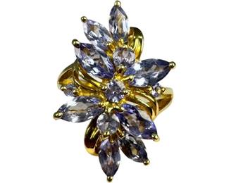 14kt Yellow Gold Tanzanite Ring