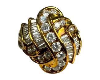 14kt Yellow Gold Cubic Zirconia Fashion Ring