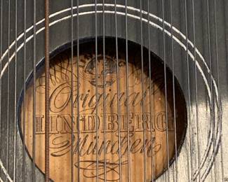 German zither lap harp