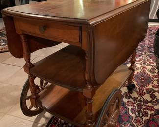 Tea cart by J.B. Van Sciver Co.