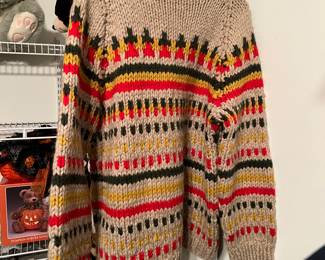Handmade chunky knit sweater