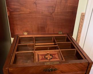 Antique sewing cabinet