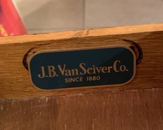 Tea cart by J.B. Van Sciver Co.