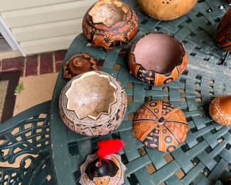 Gourds handmade from Peru