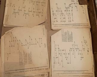 Paperwork for German zither lap harp