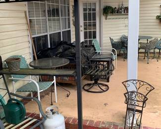 Outdoor furniture; pergola