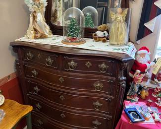 Antique dresser with mirror