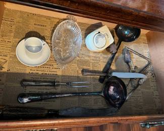Utensils - silver and silverplate
