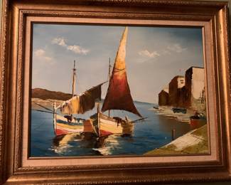 Oil painting - signed by the artist