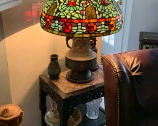 Tiffany-style lamp