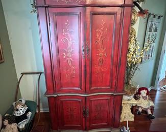 Painted armoire
