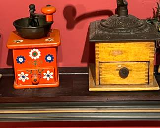 Vintage coffee mills