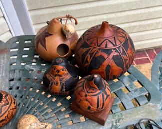 Gourds handmade from Peru