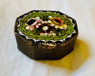 Micro mosaic trinket box