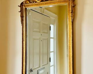 Gilt mirror.  22.5” W x 41” H