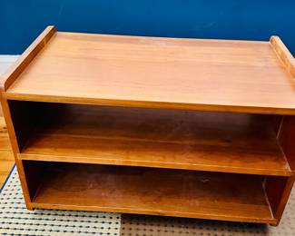 Teak stereo cabinet