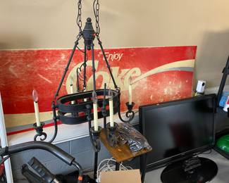 Coca Cola sign is plastic 