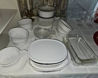 Corelle and Pyrex