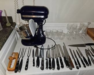 Calphalon Knives, Kitchen Aid 5 Professional 