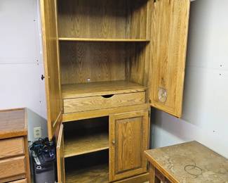 Oak Wardrobes or storage cabinets