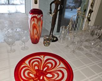Art Glass, Etched crystal