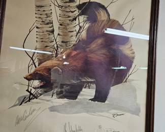 Signed Bo Schembechler and Canahan