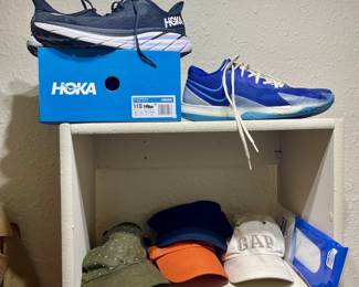 Hoka and Nike tennis shoes are like new in a size 11