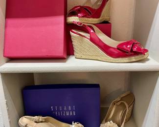 Valentino and Stuart Weitzman wedges size 9 