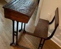 Antique English Student Desk