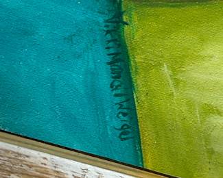 Farmhouse Artwork by Vicki Mancil Weigel (local artist)