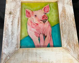 Farmhouse Artwork by Vicki Mancil Weigel (local artist)
