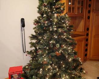 Martha Stewart lighted Christmas tree