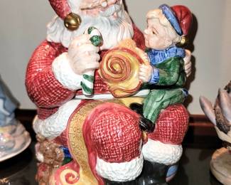 Fitz and Floyd Santa cookie jar